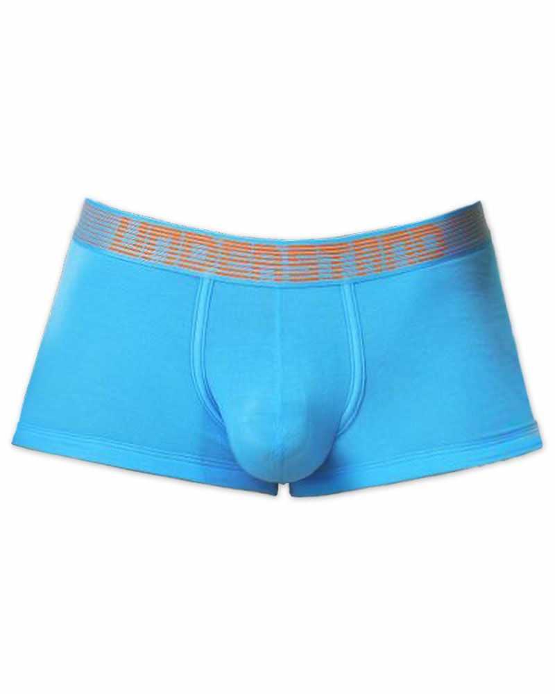 UNDERSTAND アンダースタンド STROBESCOPE ストロボ ローライズボクサーパンツ （ブルーXオレンジ） モダール生地 メンズ 男性下着