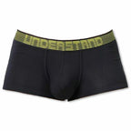UNDERSTAND アンダースタンド STROBESCOPE ストロボ ローライズボクサーパンツ （ブラックXイエロー） モダール生地 メンズ 男性下着